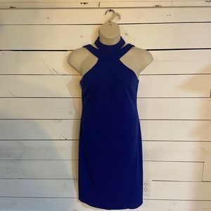 Sexy Blue BEBE Dress Size 12